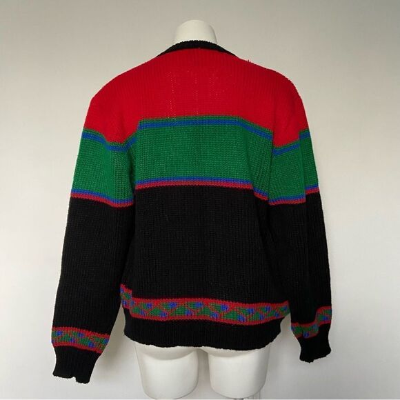 Croft & Barrow classic vintage Nutcracker Christmas ugly sweater cardigan - Picture 10 of 14